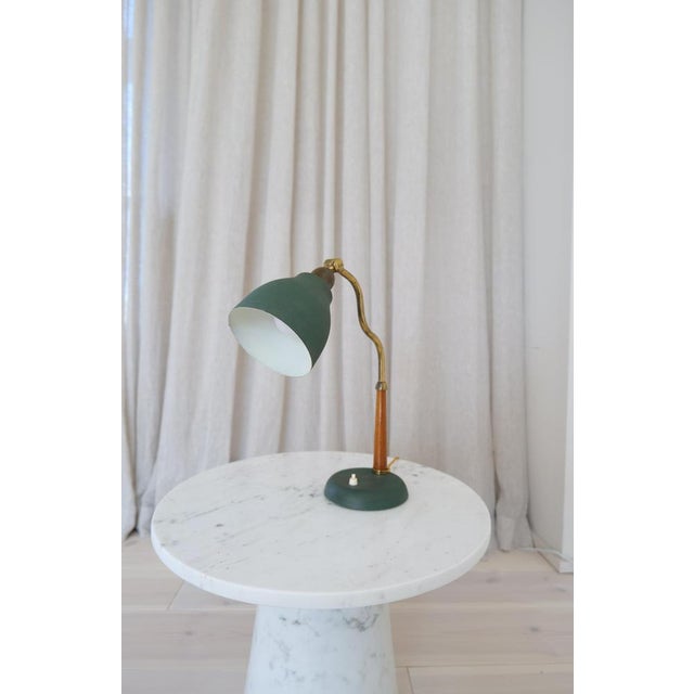 1950s Mid-Century Sculptural Table Lamp from Edvard Hagman, Sweden, 1950s For Sale - Image 5 of 15