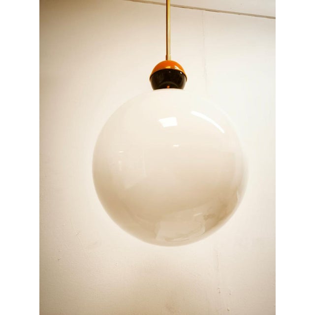 Orange and Black Sphere Suspension For Sale - Image 5 of 15