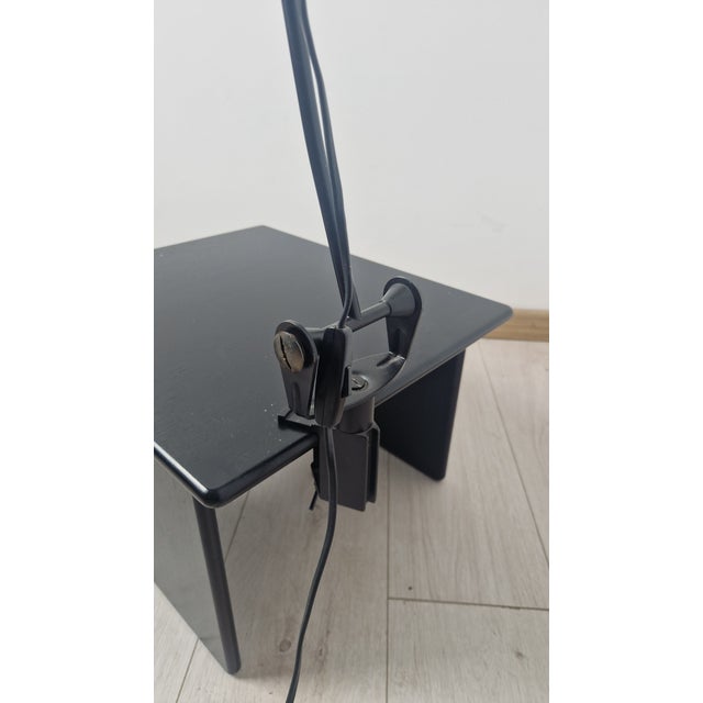 1980s Design Clamp Lamp, Dilem E63 Model, Umberto Riva for Fontana Arte by Umberto Riva For Sale - Image 10 of 14