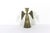 Set of 2 Mismatched Vintage Brass Angel Candle Holders For Sale - Image 10 of 10