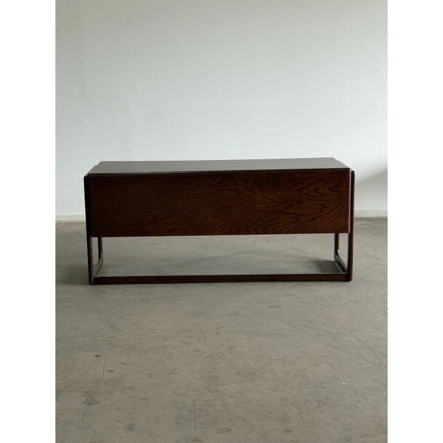 Mid-Century Modern Danish Rosewood Executive Desk – Floating Top For Sale - Image 16 of 18