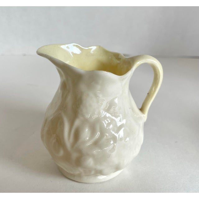 Here is a beautiful vintage Belleek porcelain creamer made in Ireland between 1926 and 1946, identified by its Third Black...