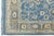 Contemporary Hand-Knot Modern Oushak Style Wool Area Rug in French Blue & Taupe For Sale - Image 12 of 12