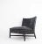 Set of Black Woven Leather Lounge Chairs For Sale - Image 4 of 12
