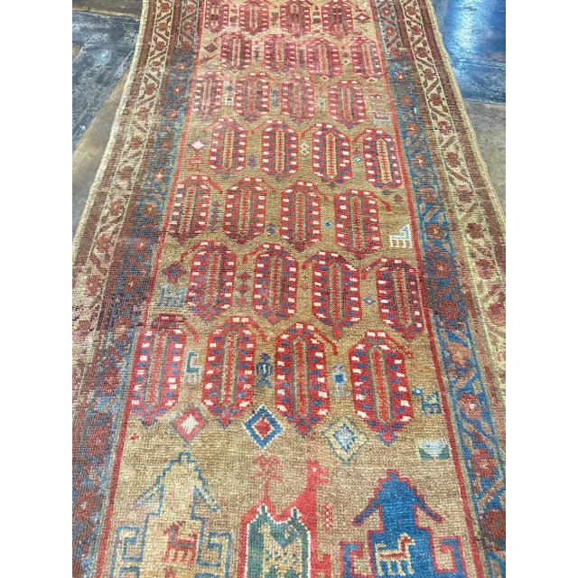 1920s Persian Kord Runner Rug 3’0″ X 15’6″ For Sale - Image 12 of 12