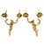Gold Large French Louis XV Style Rococo Revival Gilt Bronze Wall Sconces, 1880s, Set of 2 For Sale - Image 8 of 8