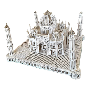 Vintage Boho Architectural Scale Taj Mahal Model