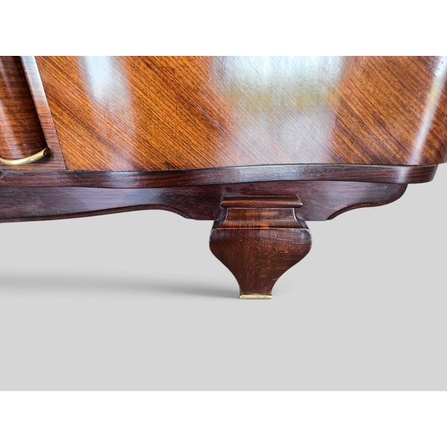 French Art Deco Sideboard in the Style of Jules Leleu, 1940s attributed to Jules Leleu For Sale - Image 17 of 18