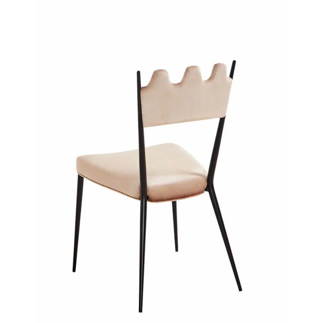 Jonathan Adler Pair of Ripple Dining Chair Market Samples For Sale In Greensboro - Image 6 of 11