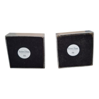 Michael Arams Beaded Grass Votives - Set of 2 with boxes For Sale