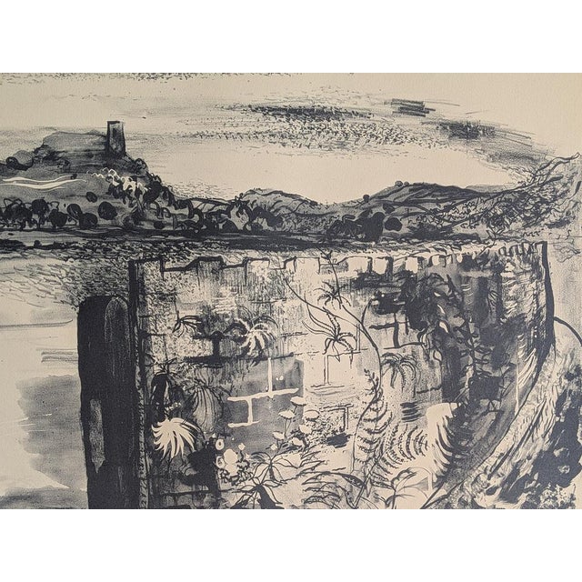 John Piper, Dryslwyn Castle, Hand-Signed Lithograph, 1953 For Sale - Image 4 of 9