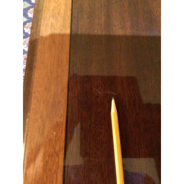 1990s Stickley Mahogany Ball and Claw End Table For Sale - Image 11 of 12