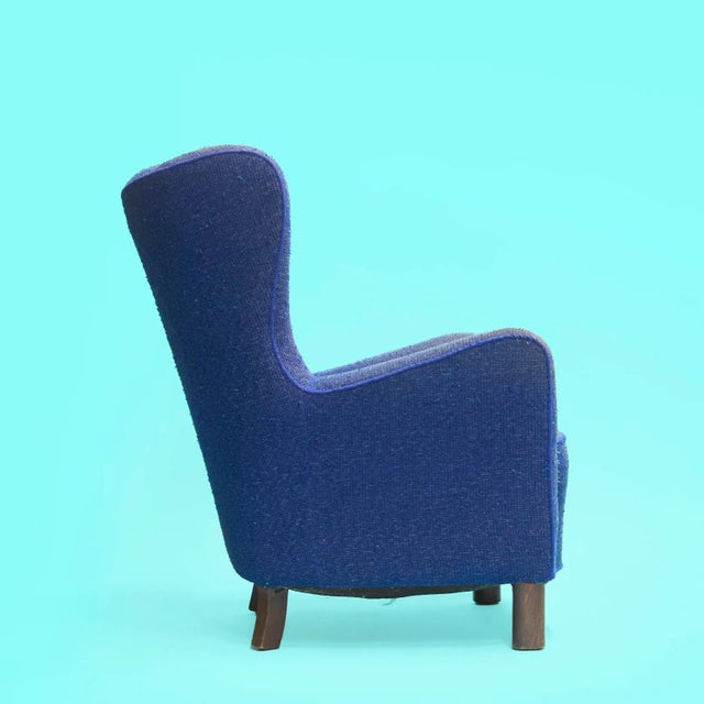 Iconic easy chair made by Fritz Hansen in the 1940's or early 1950's. This model is rarely seen and one of the 1669...