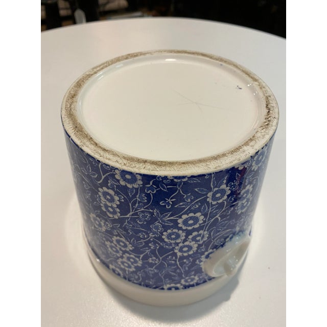 1970s English Floral Porcelain Jardiniere For Sale - Image 5 of 6