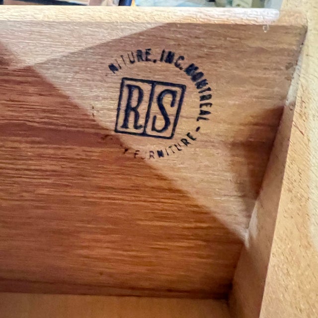 C. 1960s Rs Associates Mid-Century Modern Teak Nightstands - A Pair For Sale - Image 11 of 11