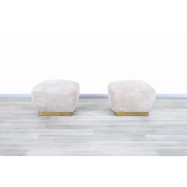 Designed by Marge Carson and crafted in the United States during the 1980s, this exceptional pair of vintage oversized...
