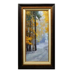 Eric Wallis "Early Snow" Original Oil Framed Hand Signed