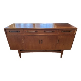 1960s Vintage G Plan Fresco Low Credenza For Sale