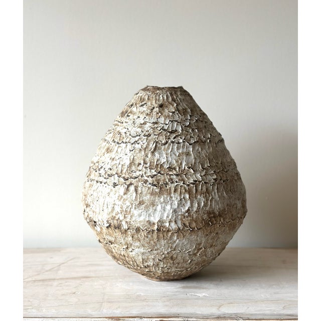 VESSEL CORTEZA A substantial, hand-built form left exactly as it came together; nothing here was carved in after the fact....
