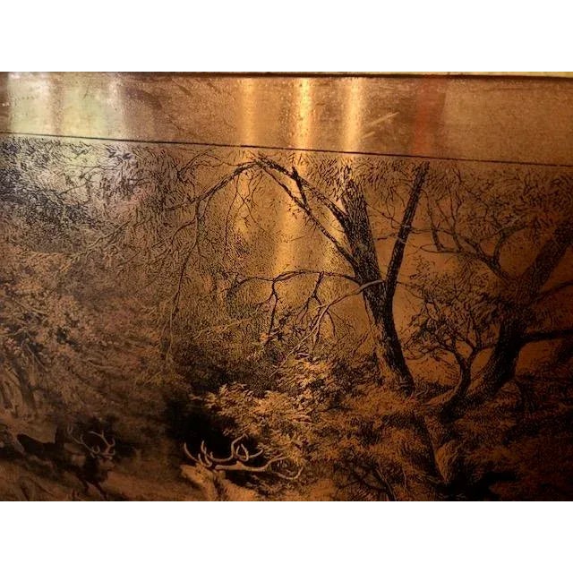 19th Century Christian (Johann Christian) Kröner 1869 Etching For Sale - Image 5 of 8