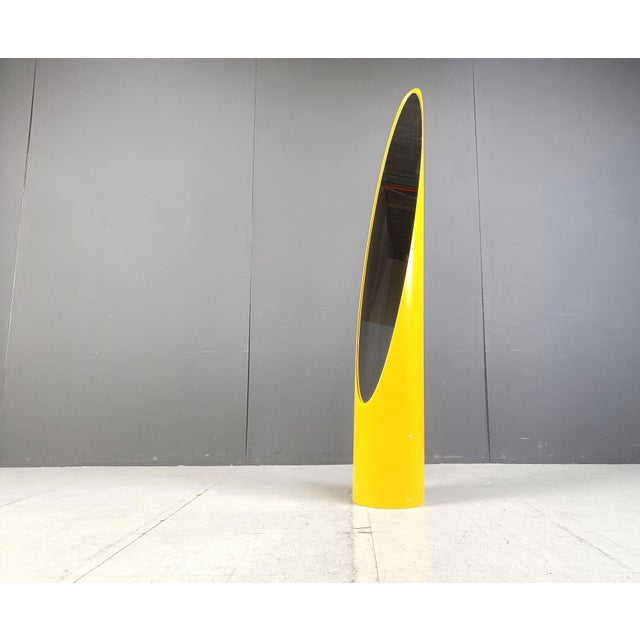 Yellow Vintage Unghia Mirror, 1970s For Sale - Image 8 of 12