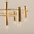 Vintage Geometric Brass Chandelier from Gaetano Sciolari, 1970s For Sale - Image 10 of 13