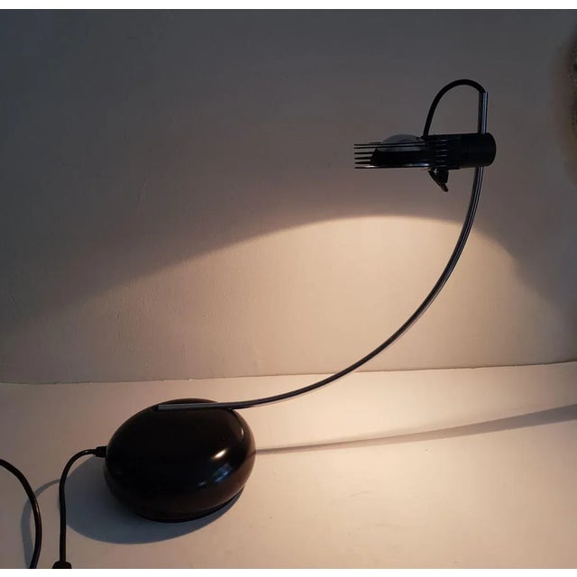 Cigno table lamp by Bruno Gecchelin for Guzzini, Italy I have official proof of authenticity such as vintage catalogs,...