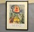 Mid-Century Modern Joan Miró Femme Et Chat Lithograph Framed Printed Wall Art England 1989 Cartoon For Sale - Image 3 of 12