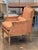 1950s Pair of Carved & Giltwood Bergeres With Striped Upholstery For Sale - Image 4 of 9