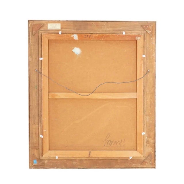 Pierre Henry, Large Surrealist French Expressionist Oil Painting Moody Boys Pierre Henry, c. 20th century For Sale - Image 4 of 14