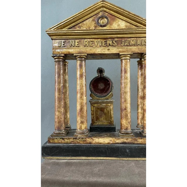 Neoclassical Grand Tour Commemorative Temple, 1810s For Sale - Image 10 of 12