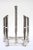Faux-Bamboo Chrome Six-Candle Holder For Sale - Image 10 of 10