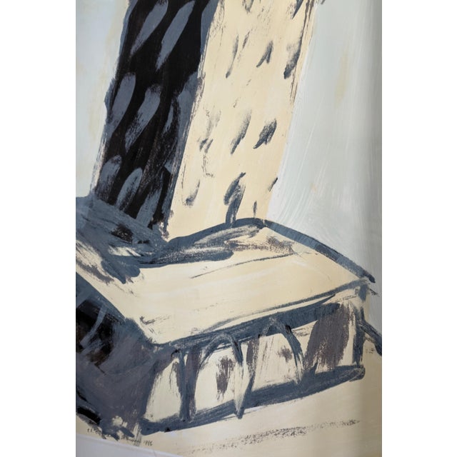 Vintage New York City Empire State Building Lithograph Framed and Signed For Sale - Image 4 of 12