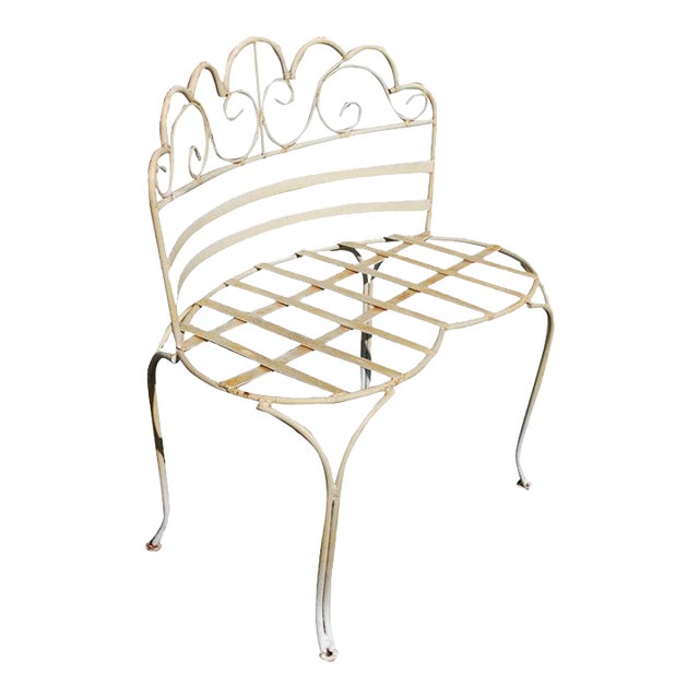 Mid 20th Century Victorian Style Outdoor Settee For Sale