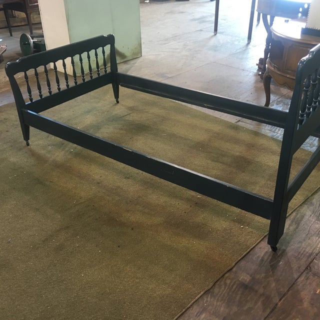 Vintage Hitchcock Blue Twin Bed Chairish