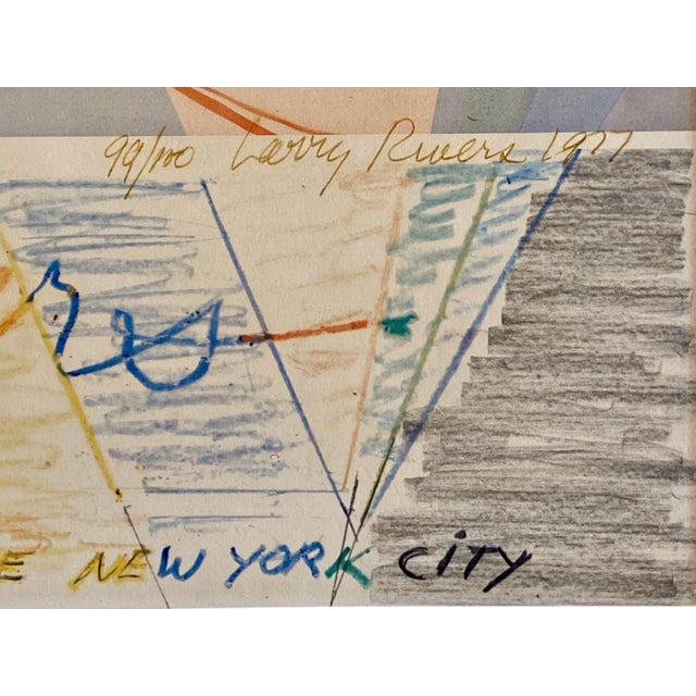 Paper Signed & Numbered Exhibition Poster by Larry Rivers, Robert Miller Gallery, New York, 1977 For Sale - Image 7 of 13