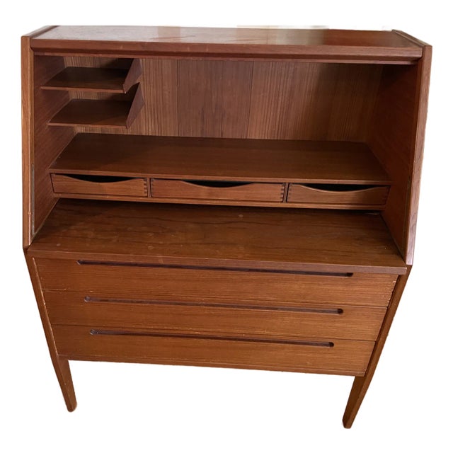 Mid Century Secretary Desk by Torring Mobelfabrik For Sale