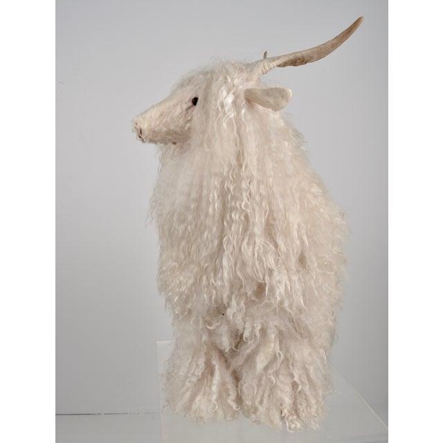 Animal Skin Sheep Sculpture, Handcrafted by New Mexico Artist Ray Growler For Sale - Image 7 of 14