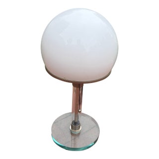Vintage Wg24 Bauhaus Table Lamp by Wilhelm Wagenfeld for Tecnolumen For Sale