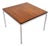 German Teak Coffee Table with Chrom Legs from Knoll International, 1960s For Sale