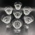 Mid-Century Lady Patricia Port Glasses in Hand-Blown Crystal from Waterford, Set of 7 For Sale - Image 4 of 12