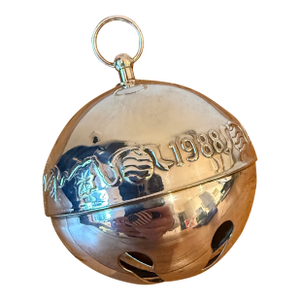 Vintage Wallace Silver Plated Christmas Sleigh Bell, Dated 1988.