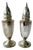 Antique Sterling Silver Salt and Pepper Shakers Featuring a Monogrammed For Sale
