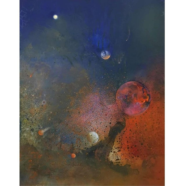 Barbara Hubert, Galaxy 4, 2025, Oil on Canvas For Sale - Image 4 of 6