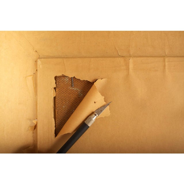 Original Frank Shirley Panabaker Painting Oil on Masonite For Sale - Image 11 of 11