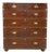 Antique 19th Century British Campaign Tall Chest, Mahogany With Brass Hardware For Sale