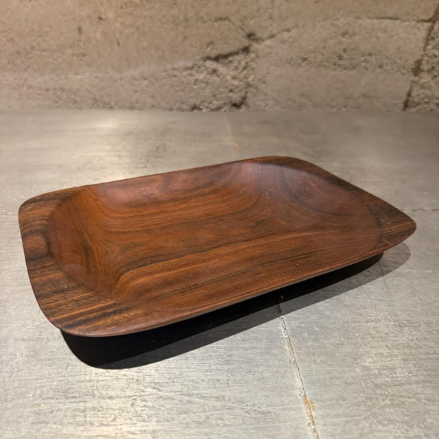 Wood Sculptural Wood Bowl by Alexandre Noll, Organic Form, 1960s Mid Century Mod For Sale - Image 7 of 8