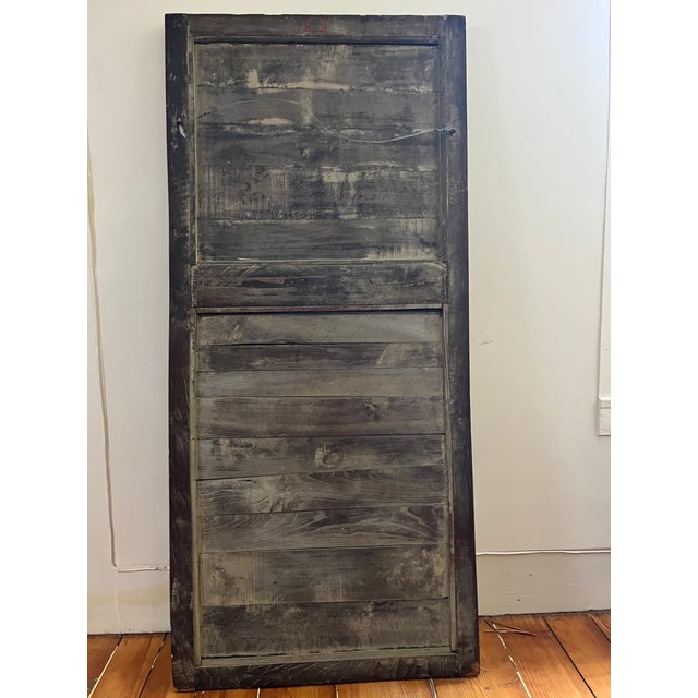 French French Tremeau Mirror 19th Century Original Green Painted and Gilded For Sale - Image 3 of 9