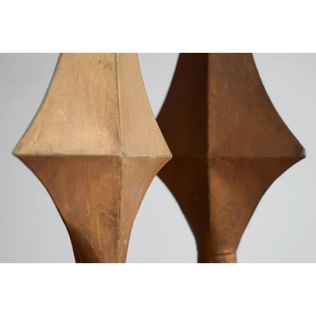 Antique Gold Painted Finials, 19th Century, Set of 2 For Sale - Image 10 of 11