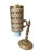 Hollywood Regency Vintage Hollywood Regency Dixie Cup Dispenser Gold Metal Vanity Decor Holder MCM For Sale - Image 3 of 8